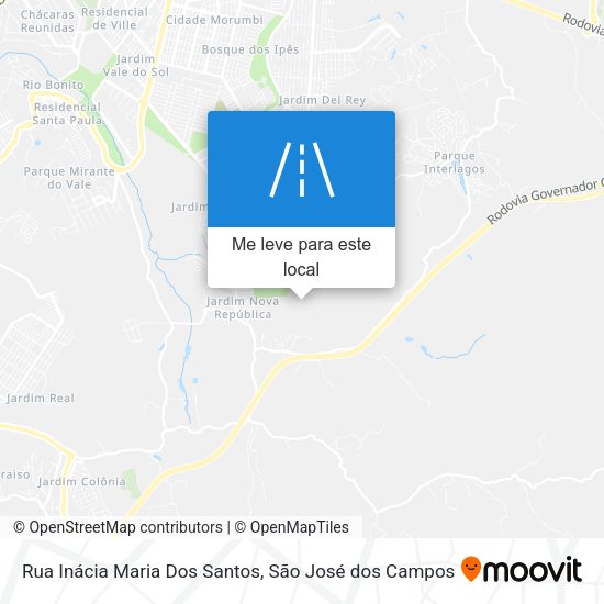 Rua Inácia Maria Dos Santos mapa