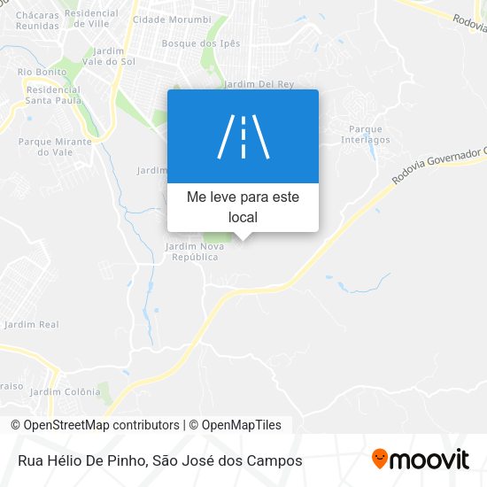 Rua Hélio De Pinho mapa