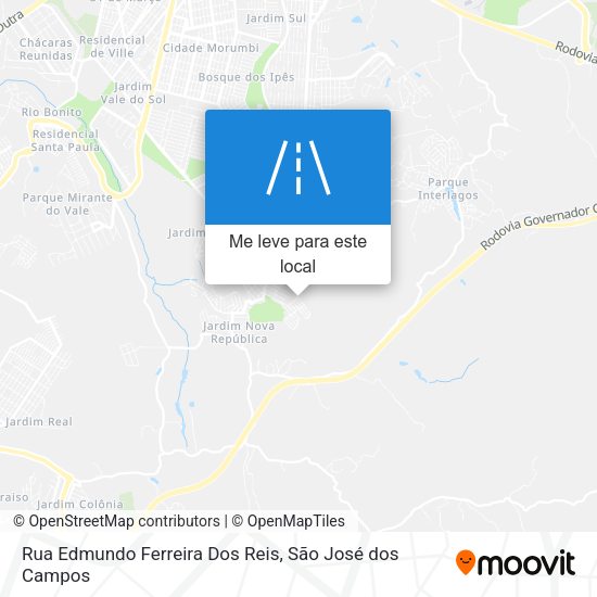 Rua Edmundo Ferreira Dos Reis mapa