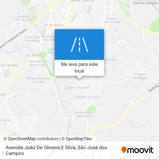 Avenida João De Oliveira E Silva mapa