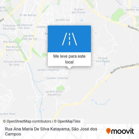 Rua Ana Maria De Silva Katayama mapa