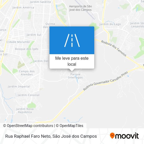 Rua Raphael Faro Neto mapa