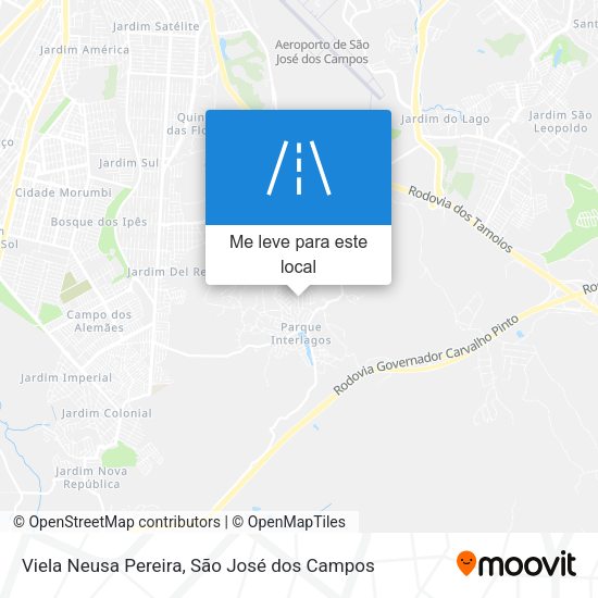 Viela Neusa Pereira mapa