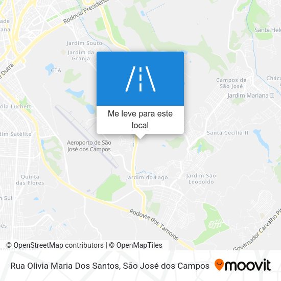 Rua Olivia Maria Dos Santos mapa