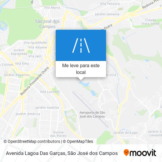 Avenida Lagoa Das Garças mapa