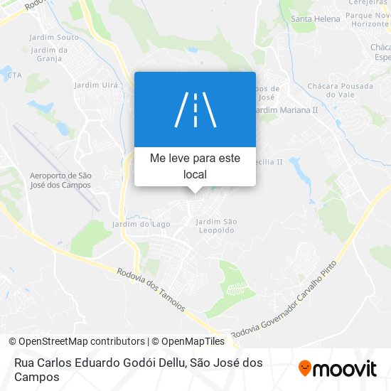 Rua Carlos Eduardo Godói Dellu mapa