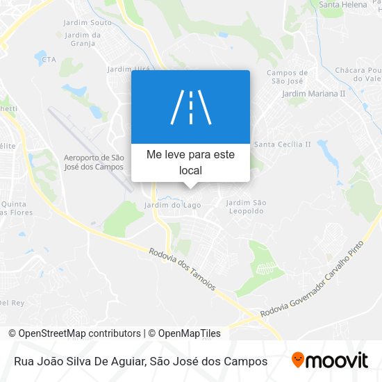 Rua João Silva De Aguiar mapa