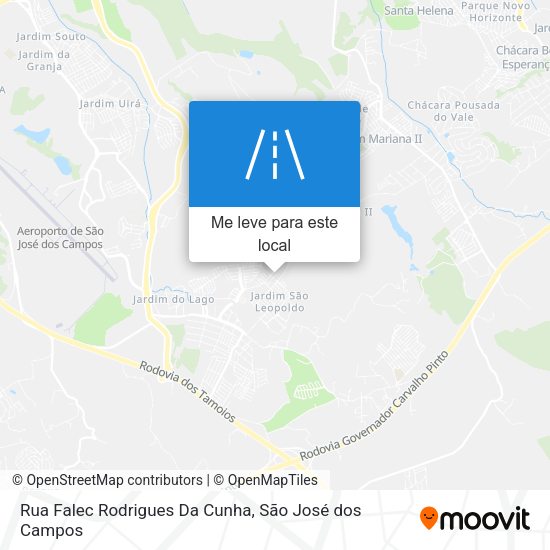 Rua Falec Rodrigues Da Cunha mapa
