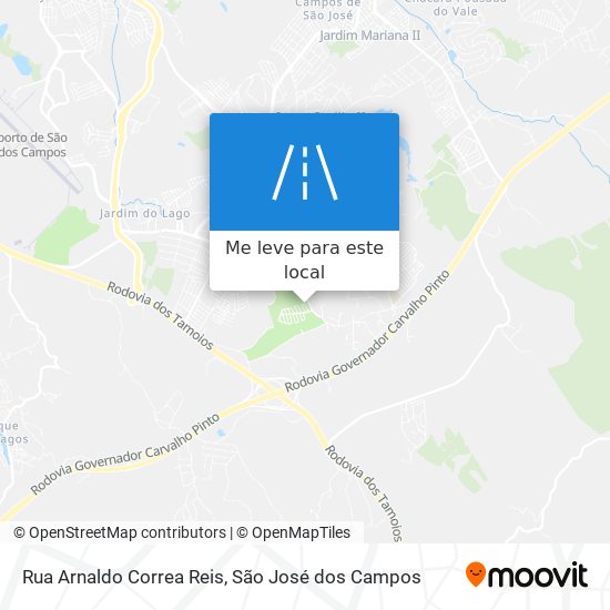 Rua Arnaldo Correa Reis mapa