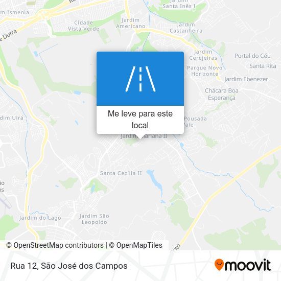 Rua 12 mapa