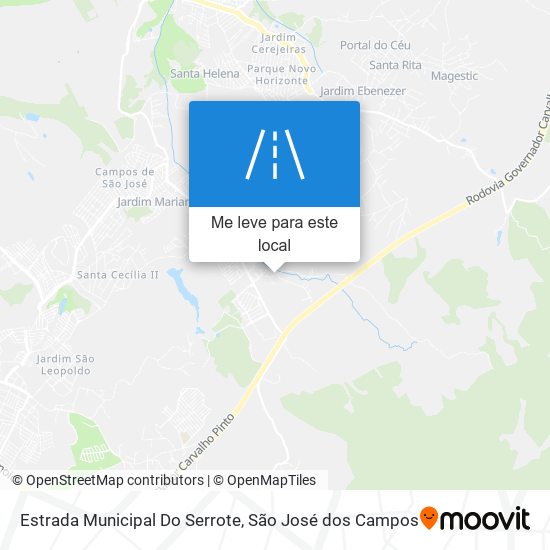 Estrada Municipal Do Serrote mapa