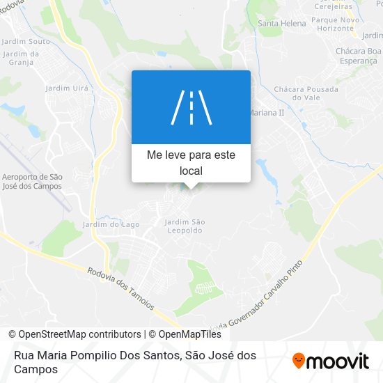 Rua Maria Pompilio Dos Santos mapa