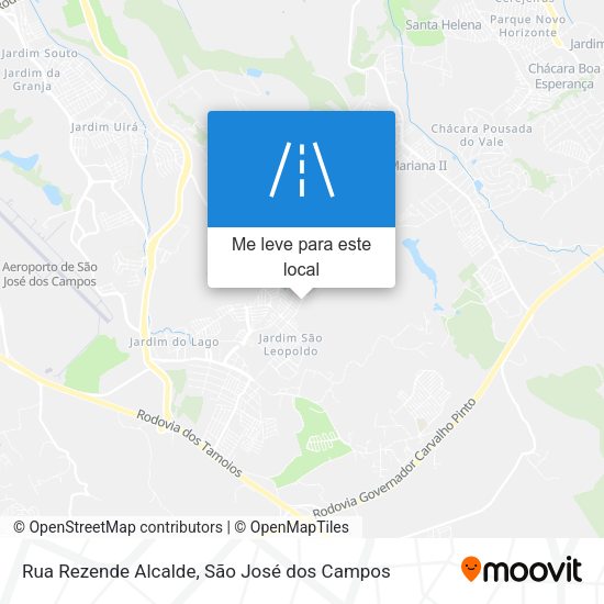 Rua Rezende Alcalde mapa