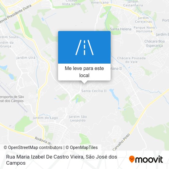 Rua Maria Izabel De Castro Vieira mapa