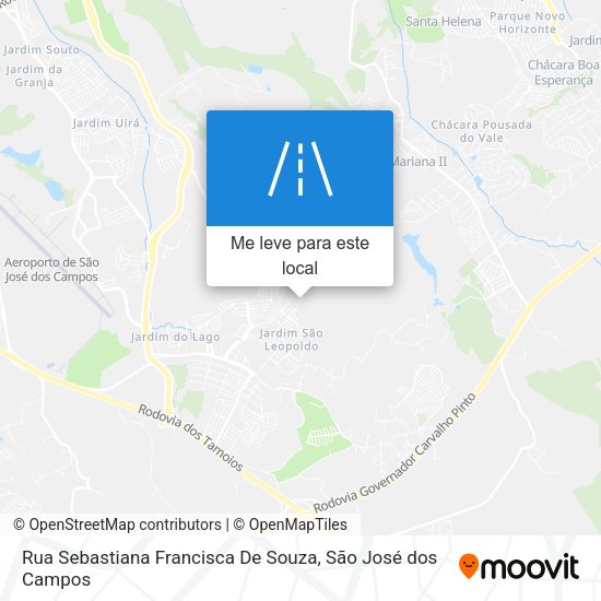 Rua Sebastiana Francisca De Souza mapa