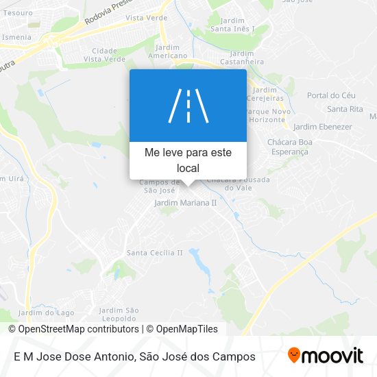 E M Jose Dose Antonio mapa