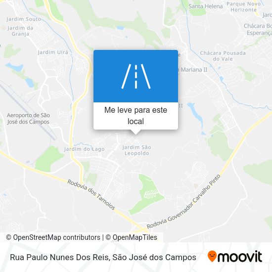 Rua Paulo Nunes Dos Reis mapa