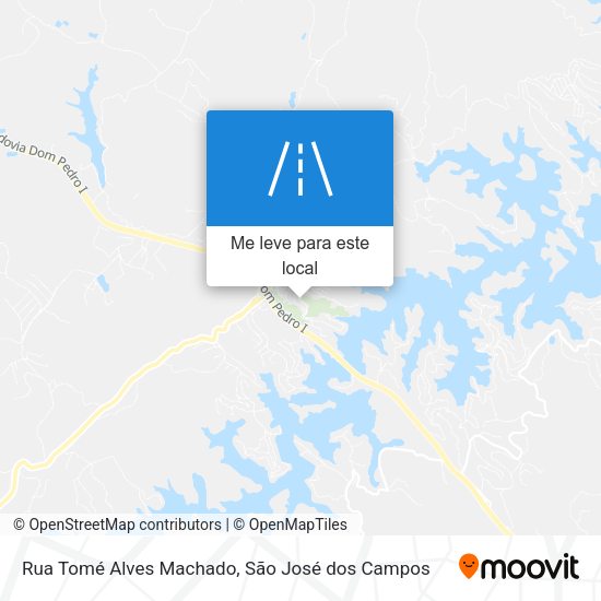 Rua Tomé Alves Machado mapa