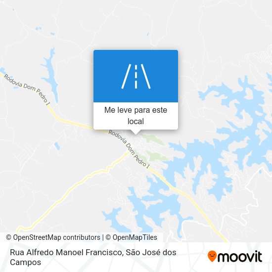 Rua Alfredo Manoel Francisco mapa