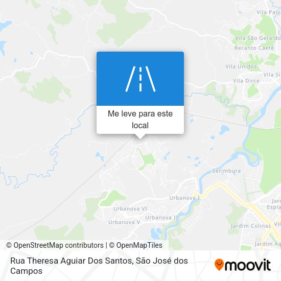 Rua Theresa Aguiar Dos Santos mapa