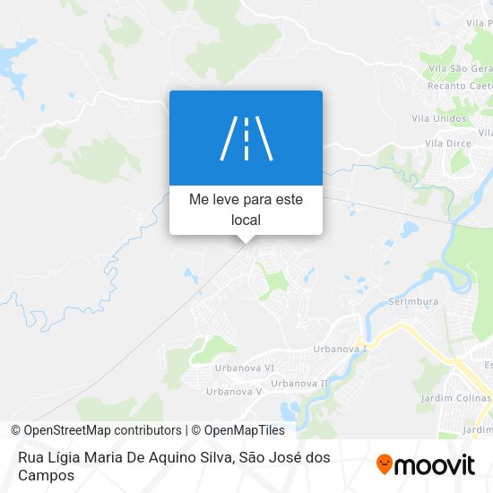 Rua Lígia Maria De Aquino Silva mapa