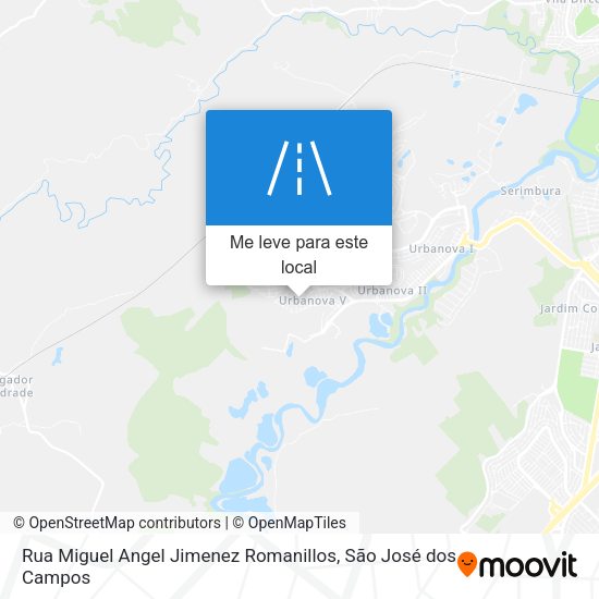Rua Miguel Angel Jimenez Romanillos mapa