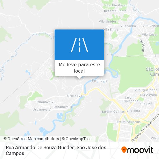 Rua Armando De Souza Guedes mapa