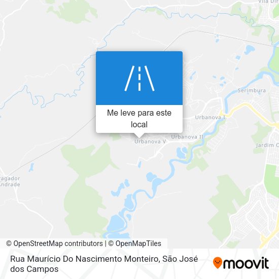 Rua Maurício Do Nascimento Monteiro mapa