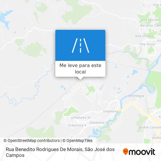 Rua Benedito Rodrigues De Morais mapa