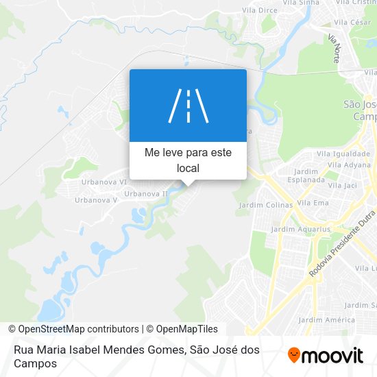Rua Maria Isabel Mendes Gomes mapa