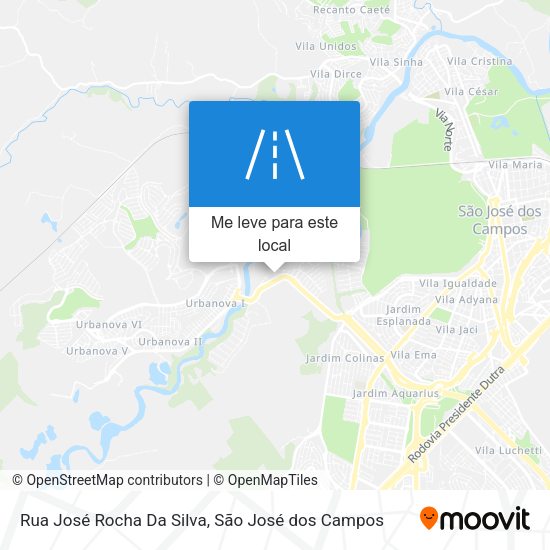 Rua José Rocha Da Silva mapa