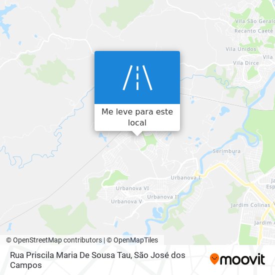 Rua Priscila Maria De Sousa Tau mapa