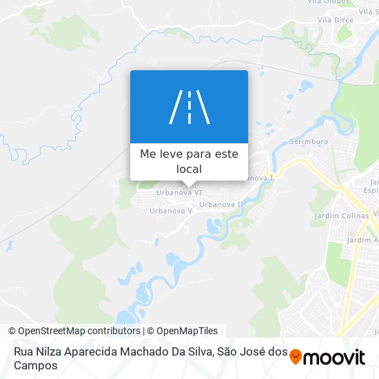 Rua Nilza Aparecida Machado Da Silva mapa