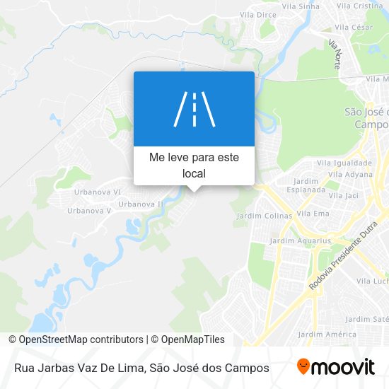 Rua Jarbas Vaz De Lima mapa