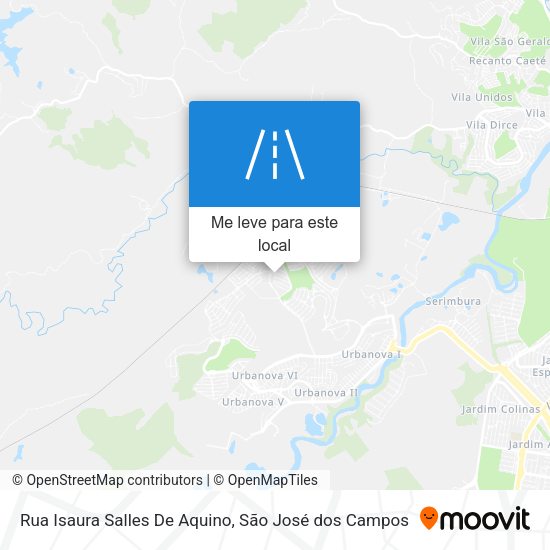 Rua Isaura Salles De Aquino mapa
