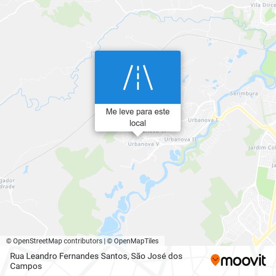 Rua Leandro Fernandes Santos mapa