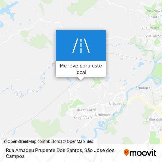 Rua Amadeu Prudente Dos Santos mapa