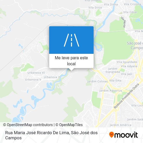 Rua Maria José Ricardo De Lima mapa