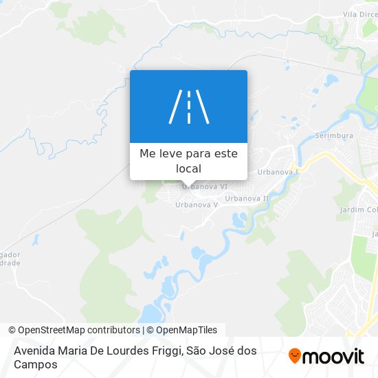 Avenida Maria De Lourdes Friggi mapa