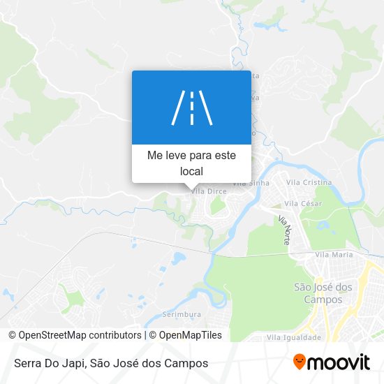 Serra Do Japi mapa