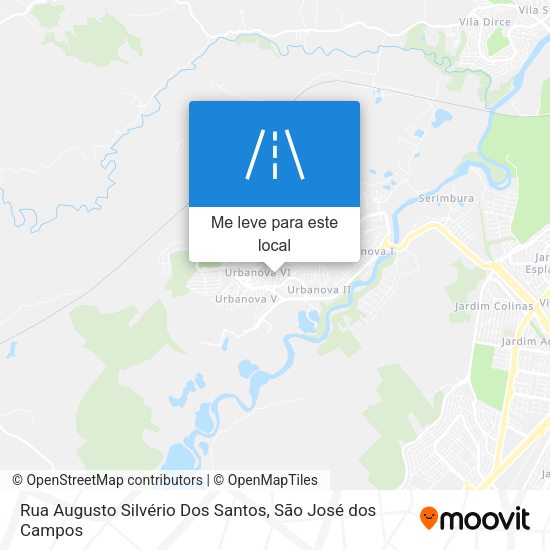 Rua Augusto Silvério Dos Santos mapa