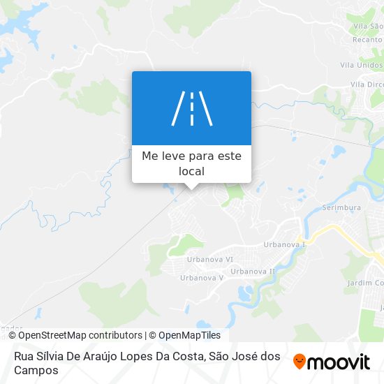 Rua Sílvia De Araújo Lopes Da Costa mapa