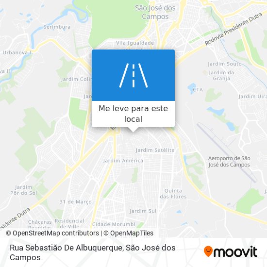 Rua Sebastião De Albuquerque mapa