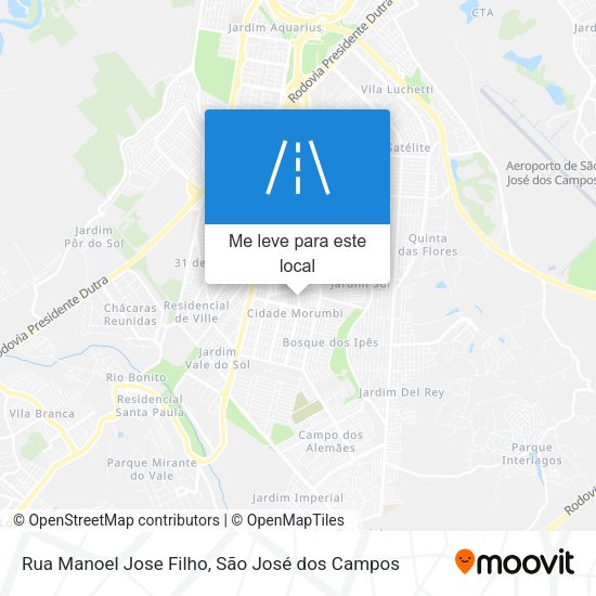 Rua Manoel Jose Filho mapa