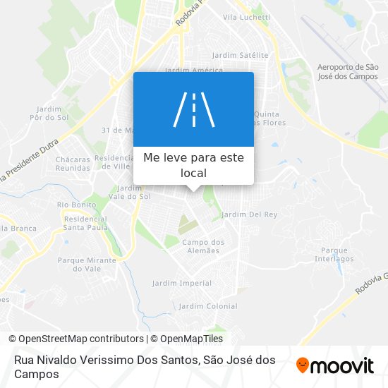 Rua Nivaldo Verissimo Dos Santos mapa