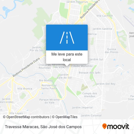 Travessa Maracas mapa