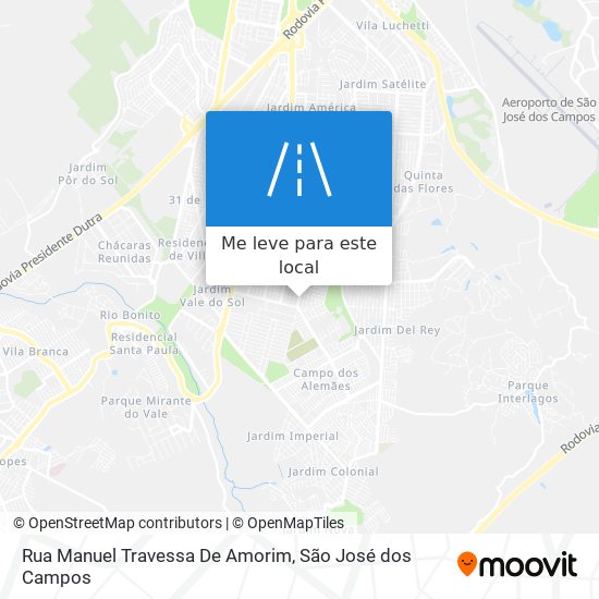 Rua Manuel Travessa De Amorim mapa