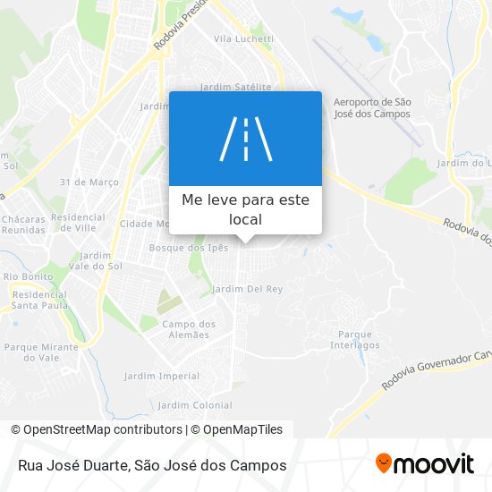 Rua José Duarte mapa