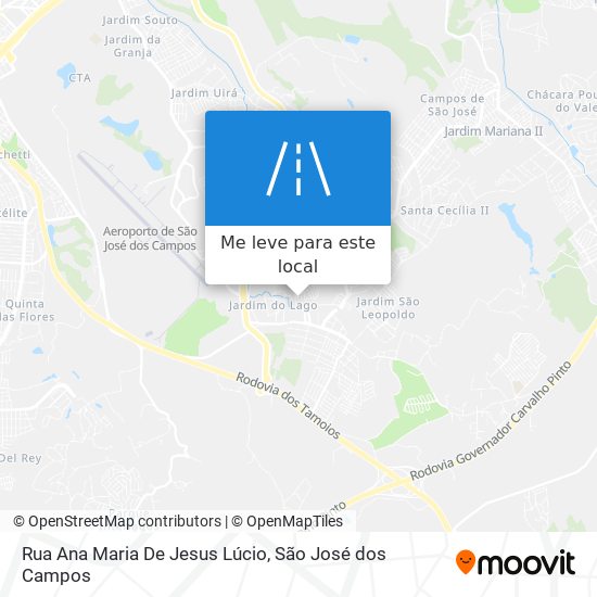 Rua Ana Maria De Jesus Lúcio mapa