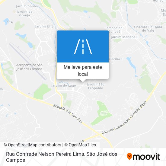 Rua Confrade Nelson Pereira Lima mapa